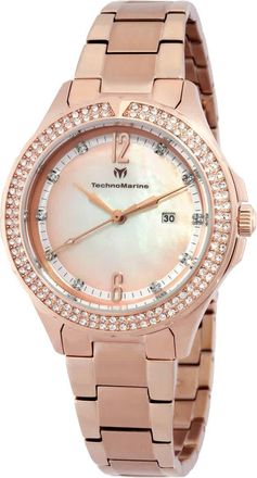 Technomarine Luna Quartz Crystal Ladies Watch TM-826009