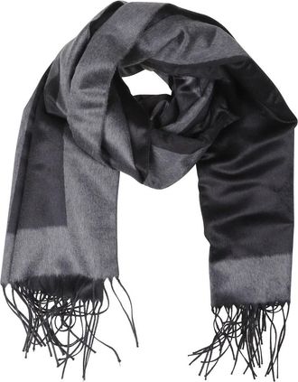 Saint Laurent Cassandre Sjaal - Heren - Zijden sjaals - Grijs - ONE Size - Accessoires