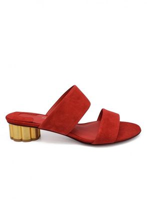 Ferragamo Wildleder Maultiere