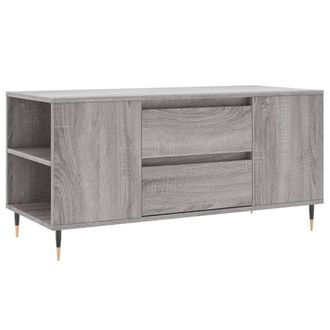 vidaXL Mesa De Centro Madera De Ingenier&iacute;a Gris Sonoma 102x44,5x50 Cm Vidaxl