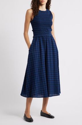 FRNCH Saquarema A-Line Dress in Bleu Marine at Nordstrom, Size X-Small