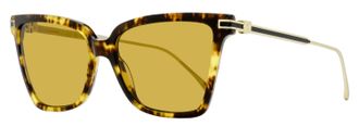 Ferragamo Ferragamo Womens Gancini Butterfly Sunglasses SF2036S 242 Tortoise/Gold 56mm