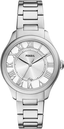 Fossil Reloj Gilmore de 38 mm con tres manecillas y fecha - Accessories - Mujer - Gris - ONE SIZE
