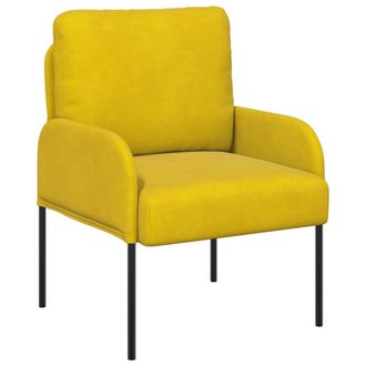 vidaXL Sof&aacute;s Con Coj&iacute;n 55cm Amarillo Madera Contrachapada Vidaxl