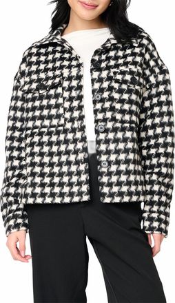 Sanctuary The Shacket In Brushed Houndstooth