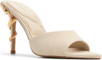 Aldo Seashella Pointed Toe Slide Sandal in Bone at Nordstrom, Size 6.5