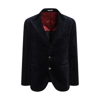Brunello Cucinelli Blazers, male, Blue, S, Giacca