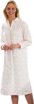 Champion Blue Sea Womens Wyncette Cotton Nightdress - Pink - W/12-14 Chest 34-36