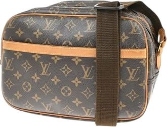 Louis Vuitton Pre-owned Cross Body Bags, female, Brown, Size: ONE SIZE Pre-owned Canvas Shoulder Bag