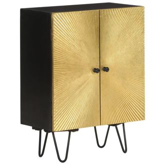 vidaXL Aparador De Madera Maciza De Mango 55x30x75 Cm Vidaxl