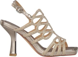 Alma En Pena Cross-over Sandalen met Hak - Dames - Sandalen met hakken - Bruin - 38 EU - Schoenen