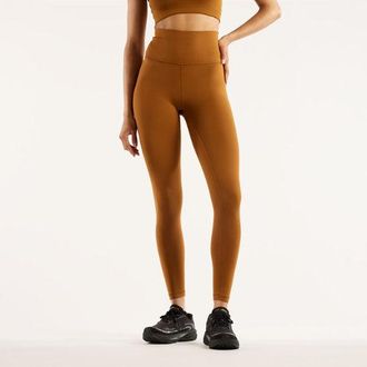 New Balance Donna NB Define High Rise Legging 25 in Marrone, Maglia di Poliestere, Taglia XL