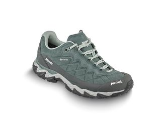 Meindl Outdoorschuh MEINDL Meindl Arone Lady GORE-TEX, Damen, Gr. 38, gr&uuml;n (dunkelgr&uuml;n, grau), Veloursleder, unifarben, Basic, Schuhe Outdoorschuh, GORE-TEX 