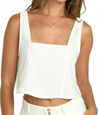 Billabong Open Skies Top In White