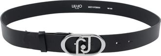 Liu Jo logo buckle belt - Nero