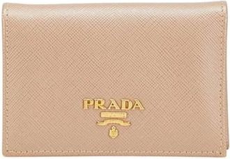 Prada Pre-owned Wallets, female, Beige, Size: ONE SIZE Pre-owned Leather wallets