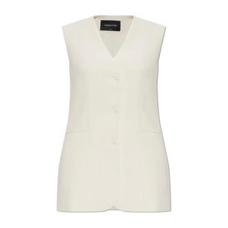 Fabiana Filippi Dames, Jassen, Beige, Maat: XS Leer