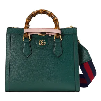 Gucci (WMNS) Gucci Diana Small Tote Bag Dark Green 702721-U3ZDT-3670