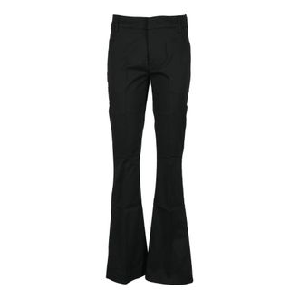 Dondup Wide Trousers, female, Black, W29, Wide Trousers