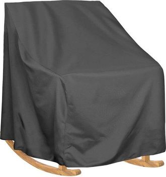 OEM Funda Para Mecedora - Funda Protectora Para Silla De Jard&iacute;n - Protege Los Muebles - Impermeable Y A Prueba De Polvo - 70x83x99 Cm - Negro