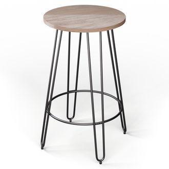Blumfeldt Blumfeldt Mesa De Bistro Hamilton &Oslash;60cm Madera Estructura De Acero