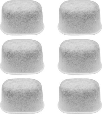 OEM 6 Filtros De Agua De Carb&oacute;n Activado, Aptos Para La Cafetera Espresso Breville Bwf100, Una Alternativa A Los Filtros De Caf&eacute; Desechables