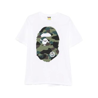 A Bathing Ape T-Shirts, male, White, Size: XL T-shirt A Bathing Ape