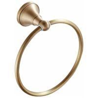 OEM Anillo Para Toallas De Lat&oacute;n Antiguo, Accesorios De Ba&ntilde;o, Soporte Para Toallas De Ducha Cepillado, Redondo, Para Montaje En Pared - Crezuo
