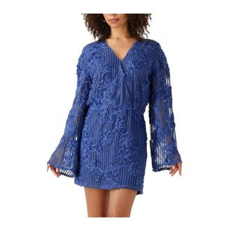 ALIX The Label Alix The Label, Dames, Jurken, Blauw, Maat: M Denim