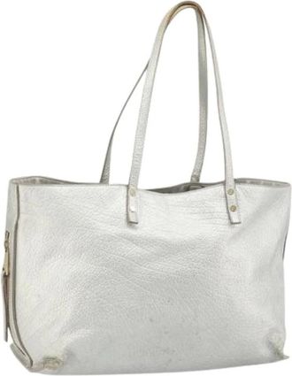Chlo&eacute; Pre-owned Tote Bags, female, Gray, Size: ONE SIZE Pre-owned Tote Bag