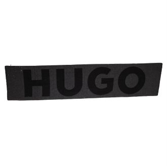 HUGO BOSS Hugo Wollen sjaal met logo (Grijs)