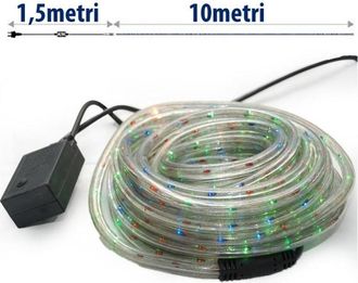 Trade Shop Trade Shop - Navidad Redonda 10 Metros Multicolor 240 Luces Con Controlador 8 Funciones