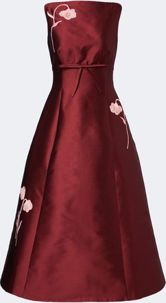 Erdem Abito da cocktail Mikado con ricamo