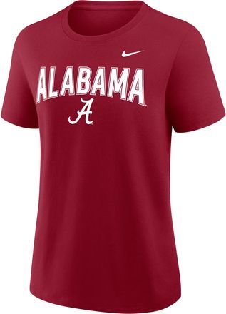Nike Alabama Arch Logo Nike Womens College T-Shirt in Red | 01K969WABN-SYS