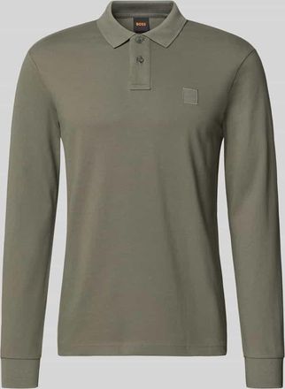 Boss Orange by Hugo Boss BOSS Orange Slim Fit Poloshirt aus Baumwoll-Mix Modell PASSERBY in Oliv, Gr&ouml;&szlig;e XXL