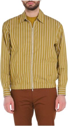 Pantaloni Torino Fantasie shirt met zip - Heren - Zomerjassen - Geel - 3XS - Jassen