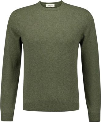 PIACENZA 1733 Piacenza 1733, Truien & Vesten, Heren, Groen, S, Kasjmier, Cashmere Crewneck Trui