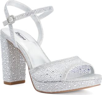 Dune London Ladies MESMERIZING Embellished Studded Platform Sandals Size UK 8 Smart Sandals