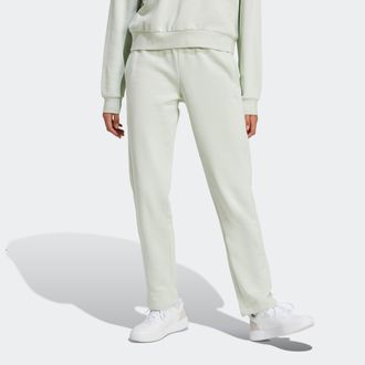 adidas Sporthose ADIDAS SPORTSWEAR W SL FC PT, Damen, Gr. XL, N-Gr, gr&uuml;n (linen gr&uuml;n), Obermaterial: 70% Baumwolle, 30% Polyester, Hosen Sporthose