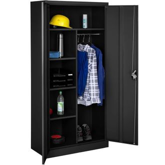 TecTake Filing Cabinet in Black