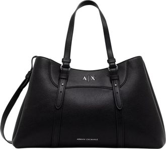 A|X Armani Exchange Crossbody Tas - Dames - Shoppers - Zwart - ONE Size - Leer - Tassen