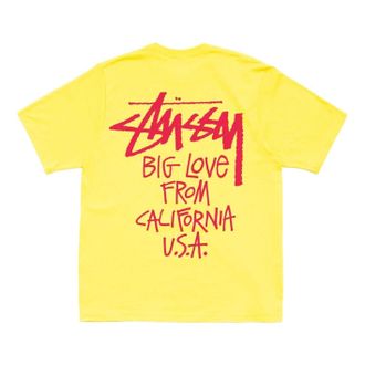 St&uuml;ssy Big Love T-Shirt Lemon 1905218-LEMO