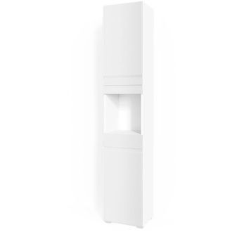 Vicco Armario De Ba&ntilde;o Freddy, Blanco, 36.4 X 190.5 Cm