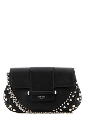 Jimmy Choo London Black Bar Shoulder Bag