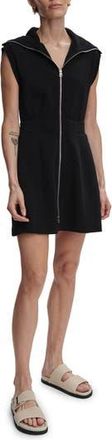 Varley Rebecca Zip Through Minidress in Black at Nordstrom Rack, Size X-Small