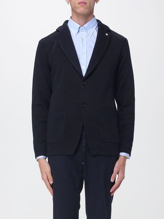 Manuel Ritz Blazer monopetto in pura lana con tasche a toppa