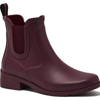Lands End Rubber Chelsea Rain Boots in Royal Burgundy at Nordstrom, Size 11