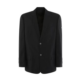Balenciaga Blazers, male, Black, M, Washed Jacket for Men
