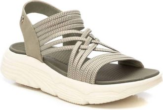 Xti Womens 14410002 Sandal In Khaki