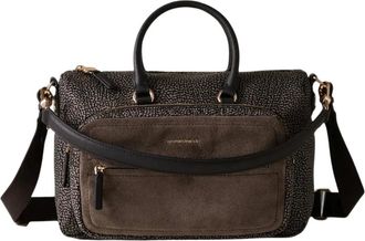 Borbonese Bauletto M - - Bags - Donna - Marrone - ONE SIZE